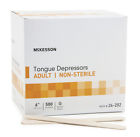 1997-500mck-484942 Mckesson Box Of 500 New Branded Wood Tongue Depressors 6 Inch 15 Cm