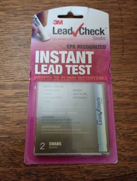 3m 051141936130 Lead Check Swabs Instant Test Epa Recognized Damaged Package