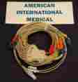60-00184-01 Q-stress Quinton New Patient Cable Grabber Style Pre-amp P N