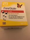 699073708274 Abbott 100 Freestyle Lite Diabetes Test Strips Expire 4 2018 Us Retail No Glue Clean