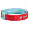 910601 Endevr Myid Sport-medical Id Bracelet-md 7-1 2 Coral Baby Blue 700615681471