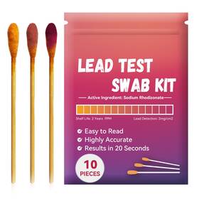 Icsslt-10 Aawipes Lead Test Swab Kit 10 Pcs Testing Swabs In Sealable Bag 20-secon