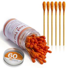 Icsslt-60 Aawipes Lead Test Swab Kit 60 Rapid Home Testing Swabs 30-second Results. Dip