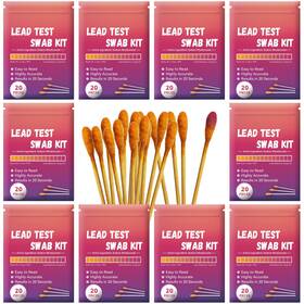 Lsb200 Aawipes Lead Test Swab Kit Bag Pack 200 Pcs Use Water For Thermos Ceramic Flatware Mu