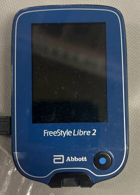 Abbott 357599803001 Libre 2 Glucose Monitor Reader W Charger And Cable - Tested Working