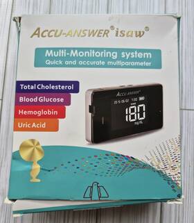 Accu-answer 971913780034 Multi- Monitor Isaw Analyzer Meter Measuring Cholesterol Hemoglobin