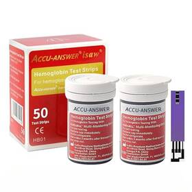 Hb01 Accu-answer Isaw Hemoglobin Test Strips-50 Strips Total-usa Seller