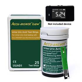 Lbm-01 Accu-answer Isaw Uua01 Urine Uric Acid Test Strips - 25 For Meter