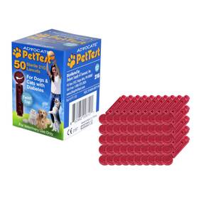 Advocate Pettest Pt-130 Sterile Twist-top Lancets 21g For Dogs And Cats Use With