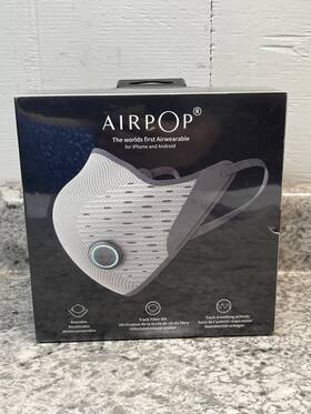 Ol613 Airpop Nib Active Halo Smart Mask Iphone Android Compatible