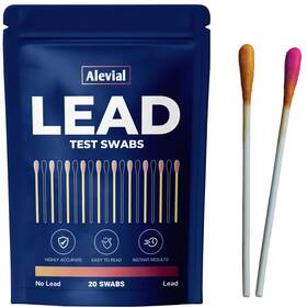 Alevial 065016628131 Lead Test Kit Instant Testing Swabs For Home Dip Swab In Water No Vinegar 20