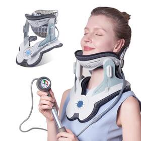 Jqah-8 Alphay Cervical Traction Device Air Pump With 3 Power Built-in 8 Airbag