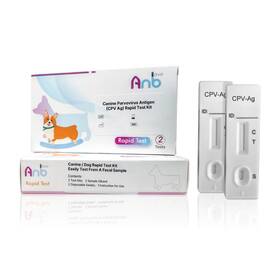 Anblove D10001002 2pcs Canine Parvovirus Antigen Cpv Ag Rapid Test Quick Household Kit