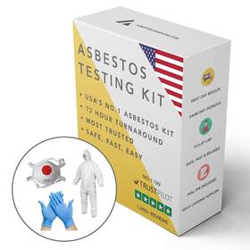 Asbestos-sampling.com 744759309259 Testing Kit Quality Ppe Included - Next Day Results From Nvlap Lab