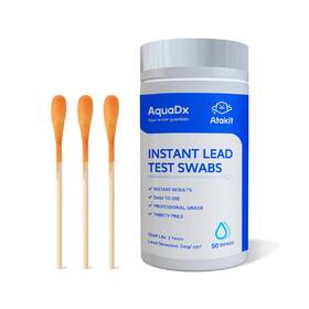 Atakit 313055628601 Instant Lead Test Kit 50 Pcs-rapid Surface Swabs -home Use For All Sur