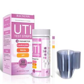 Bacnunn 707713983735 Uti Test Strips For Women 50ct 3-1 Tract Infection Treatments Fo