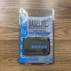 12-1141 Baseline Credit Card Fat Analyzer Electronic Monitor Gray Portable New