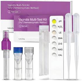 Bestar Lab 313019889802 6-in-1 Vaginal Health Test Kit At-home Ph Bv Yeast Microbiota Check And 2 Key Va