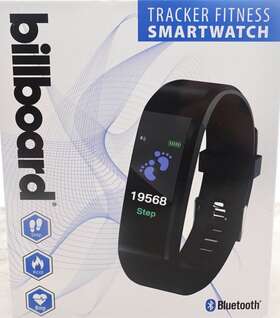 Bb2657 Billboard Tracker Fitness Smartwatch Bluetooth Black Model New