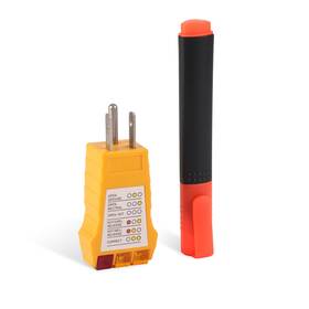 1084091 Btfo Grounding Tester Kit Conductivity Test Pen And Outlet Red Black Yellow