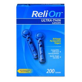 Buto 43237-2 Relion 30g Ultra Thin Lancets 200-ct Pack Of 2