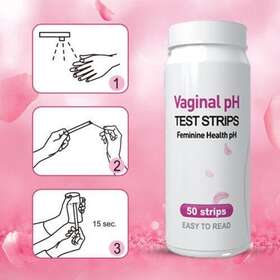 Carejoy 190891157614 Fda Balance Ce 50 Strips Vaginal Feminine Health Ph Test