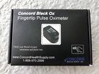 Cci-50dl-black-615 Concord Health Supply New Fingertip Pulse Oximeter With Free Case
