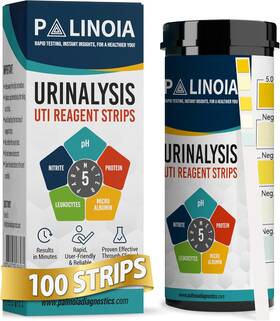 Centeroblivion 313033423426 Urs 5-in-1 Urine Test Strips 5 Parameters Testing Uti Urinary Tract Infection