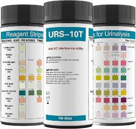 Centeroblivion 711181964936 Urs 10-in-1 Urine Test Strips 10 Parameters Testing Uti Urinalysis For Ketosis