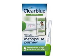 Clearblue 633472602245 New Womens Menopause Journey Stage Indicator 5 Test Sticks