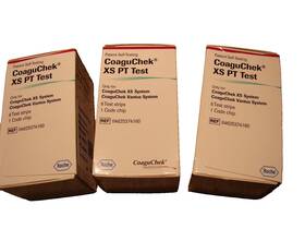 3-31-2025 Coaguchek 3 Xs Pt Test Strips And Code Chip Sealed Expiration Unused