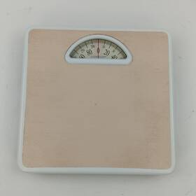 Counselor Cab922 Vintage Style Dial Bathroom Scale Analog Weight Monitor Beige