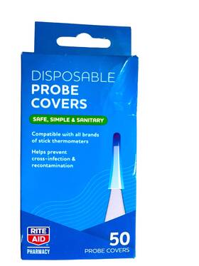 Cvs 050428018187 3x Rite Aid Dispoasable Probe Cover 50 Ct