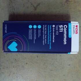 1328535 Cvs At Home Common Sti Kit - No Lab Fees Free Shipping Label