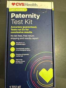 210754 Cvs At Home Paternity Test Kit Accuracy Guaranteed Factory Sealed Free Shipping