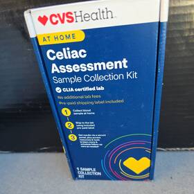 681654 Cvs Health At Home Celiac Assessment Test Kit Gluten - Exp 5/27 New Sealed