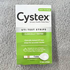 4040121 Cystex Uti Test Strips Clinically Tested 4 Count Exp 04/17/26