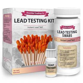 Dewilde Trading Co 753389090789 Lead Testing Kit - Paint Test 30 Swabs For And Dishes
