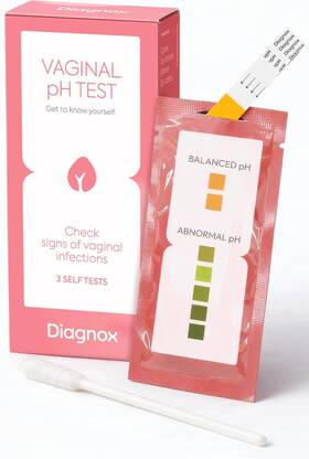 Diagnox Health 726084885288 Vaginal Ph Test Kit For Women At-home Feminine Screening Strips With Sterile