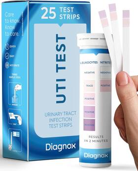 Urinox-uti25 Diagnox Health Uti Test Strips For Women - Accurate Results In 2 Minutes Fsa/hsa