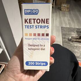 Dip&go X003vfihrf Dip&go Urine Test Strips 200 Count Ketone Detection Exp. Feb. 19 2027
