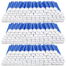 Mx-dunzy-1918 Dunzy 300 Pcs Foam Cleaning Swab Stick 5.12 Inch Blue Square Rectangle Sponge Tip Swabs