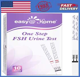 Easy Home 445025136182 10 Fsh Menopause Test Strips Understand Your Ovarian Reserve