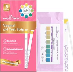 Easy Home 744759376473 Vaginal Ph Test Strips 5 Pack Yeast Infection And Bv Bacterial Vagin