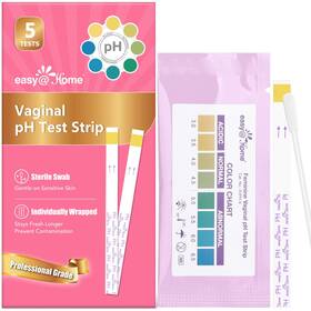 Easy Home 810038638034 Vaginal Ph Test Strips 5 Pack Yeast Infection Bv Testing Kit For Women