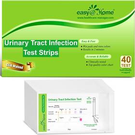 Uti-40p Easy Home Uti Test Strips Urinary Tract Infection 40 Pouches/box