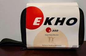 E-300 Ekho 859761000053 New Heart Rate Monitor Training Watch With Chest Strap / Halter