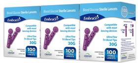 Shn02gm0123 Embrace Omnis Health 30g Lancets 300ct