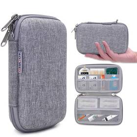 Emorevalue 752895947266 Diabetic Supplies Travel Organizer For Lancing Device Lancets Needles Gluc