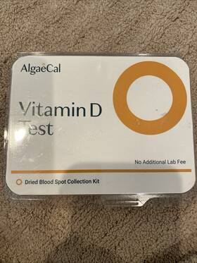 Everlywell 850036778165 Algaecal Vitamin D Test Kit Shipping To Lab Included 01/31/2026